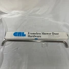 Cr Lawrence Brushed Buckle 24" Tubular Towel Bar BMNW24BN. Fixed Price $29.99.