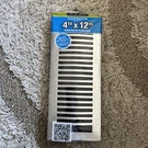 Decor Grates Floor Register Louvered High Impact Aluminum Nickel 12 X 4. Fixed Price $15.00.