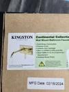 Kingston Brass KS8112CTL Continental 1.2 Gpm Wall Mounted -. Fixed Price $89.00.