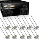 Partsam 10PCS Blue T4.7 Instrument Panel Led Light Gauge Cluster Bulbs Dashboard. Fixed Price $17.20.