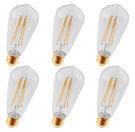6-PACK Elegant Lighting 40W Equivalent Soft White E26 Dimmable Led Filament Bulb. Fixed Price $14.97.