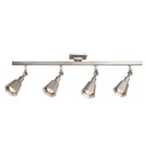 Hampton Bay Chestnut 4-LIGHT Antique Pewter Track Lighting Bar. Fixed Price $19.99.