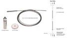 Crl Y0003CR Floor-to-ceiling Cable Kit For 3/8" 1/2" Glass Polished Nickel. Fixed Price $144.13.