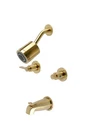 Kingston Brass KBX8132NDL Nuvo Fusion Tub And Shower Faucet , Polished. Fixed Price $139.95.