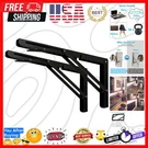 Clt 8" Black Folding Shelf Brackets Max. Load 220 Lb, Heavy Duty Diy Wall Mou.... Fixed Price $42.99.