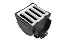 Reln Storm Drain 5 In. X Metal 4-WAY Connector With Galvanized Grate. Fixed Price $28.95.