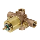 Kingston Brass KB657V Chatham Tub And Shower Valve, Brushed 5.13X4.5 X3.19. Fixed Price $75.35.