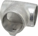 Hollaender Pipe Rail Fitting: Aluminum Alloy 3-SOCKET 90 Tee For 1-1/2". Fixed Price $19.73.