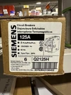 Amp Siemens 2-POLE Snap In Breaker Q2125H. Fixed Price $50.00.
