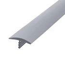 Outwater Plastic Molding 3/4 Inch Wide Silver Flexible Polyethylene Center Bar. Fixed Price $48.83.