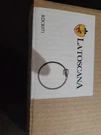La Toscana Square Towel Ring Chrome 84CR071. Fixed Price $15.84.