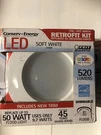 Feit Electric 4" Retrofit Kit Led 9W Recessed Light Replacement Dimmable 2700K. Fixed Price $11.98.