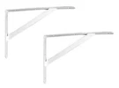 Pack 12" 8" Heavy Duty Diagonal Brace Steel Support Fixed Shelf Bracket. Fixed Price $30.99.