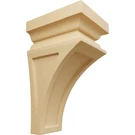 Ekena Millwork CORW04X04X08NEAL Small Nevio Wood Corbels 4W 3/4D 8H Alder. Fixed Price $50.63.