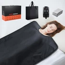 Infrared Sauna Blanket For Home, Low Emf Carbon Crystal Heating, Portable Dry.... Fixed Price $119.95.
