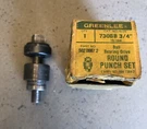 Greenlee Ball Bearing Drive Round Punch 730BB 3/4 New!. Fixed Price $59.75.