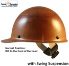 Msa Skullgard Cap Style With Swing Suspension - Natural Tan. Fixed Price $145.00.