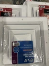 New 3X Everbilt 8 In. 4-WAY Aluminum Square Ceiling Diffuser White. Fixed Price $119.97.