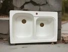 KSDB-3322WH Swanstone Solid White Double Bowl Kitchen Sink Nib-beautiful. Fixed Price $159.99.