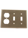 Leviton 84021-40 Standard Size, 302 Stainless Steel, Device Mount, 3-GANG. Fixed Price $15.46.
