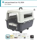 Sportpet Designs Plastic Kennels Rolling Airline Approved - Brand New. Fixed Price $60.00.
