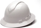 Pyramex Ridgeline Full Brim Vented Hard Hat 4 Point Ratchet, White. Fixed Price $32.97.