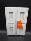 New 8-PK Faith Electric 1-GANG Decorator Screwless Wall Plate White SWP1-WH-08. Fixed Price $14.25.