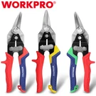 Workpro 3PCS Aviation Tin Snips Left Right Straight Cr-v Blades 8" Cutter Shear. Fixed Price $27.99.