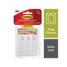 Command Sawtooth Picture Hangers, Large, 5 Lb, White, 3 Hooks, 6 Strips. Fixed Price $17.59.