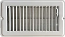Hbw Rv And Home White Stamped Steel Floor Diffuser/register With Damper 8" X .... Fixed Price $20.47.
