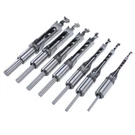 7PC Woodworking Square Hole Drill Bit Mortising Saw Mortise Chisel Set. Fixed Price $34.63.