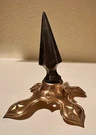 1880'S U.s. Home Service Helmet Spike/finial And Base. Fixed Price $75.00.