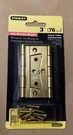 Stanley Non-mortise Hinges Pair Of 3 Inch (76MM) 46-0815 / CD815 Bright Brass. Fixed Price $18.00.