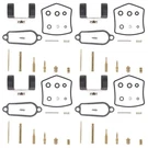 Carburetor Repair Kit Jets And Floats For Honda CB350F 4-PIECE Set. Fixed Price $30.99.