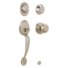 Schlage F62PLY620GEO Plymouth Double Cylinder Antique Pewter Handleset With Geor. Fixed Price $259.56.