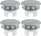 Waziaqoc 4 Pack Sink Basin Overflow Trim Ring Solid Brass Bathroom Silver. Fixed Price $11.96.
