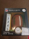Nfl Pittsburgh Steelers Shake N' Score Travel Dice Game. Fixed Price $10.00.