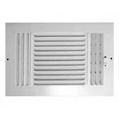 Hart & Cooley JJ-SW3W-10X6 Wht Stamp Steel Fixed Blade Grille 10" 6". Fixed Price $23.68.