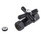 Kingston Brass 5/8" Od Comp X 1/2" Straight Shut-off Valve. Fixed Price $35.39.