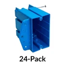 Pack Of Carlon (B125AB) 1-GANG New/old Work Electrical Box 24.5 Cu In Pvc. Fixed Price $63.50.