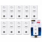 Kidde Firex Plug-in Carbon Monoxide Detector, Aa Battery Backup Lot Of 10. Fixed Price $164.99.