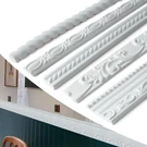 Self-adhesive Flexible Chair Rail Classic Wall Molding Pvc Decorative White T.... Fixed Price $39.46.