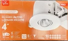 Globe Electric 4 White Dimmable Recessed Lights Kit (10-PACK). Fixed Price $74.95.