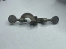 Vintage Fisher #1451 Castaloy Lab Rod Clamp Holder Tool Patina. Fixed Price $10.00.