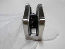 Lavi 44-813G/F 1/2" Satin Stainless Steel Glass Clip Flat Back. Fixed Price $19.99.