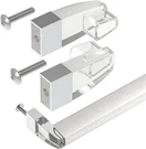 Clear Acrylic Shower Door Towel Bar Brackets Fit For Alumax/basco Framed Silver. Fixed Price $25.60.