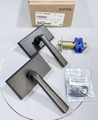 Emtek 7104CRLHMB Cimarron Passage Door Lever W/ #3 Rosette In Medium Bronze. Fixed Price $140.40.