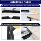 Black 3/4 Inch X 25 Ft Center Barb Tee Moulding Plastic Molding For Tables .... Fixed Price $31.95.