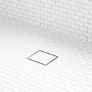 Signature Hardware Cohen 6" Square Tile-in Shower Drain Polished Brass. Fixed Price $100.00.