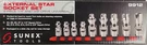 Sunex 9912 Universal External Star Socket Set 9-PIECE. Fixed Price $59.99.